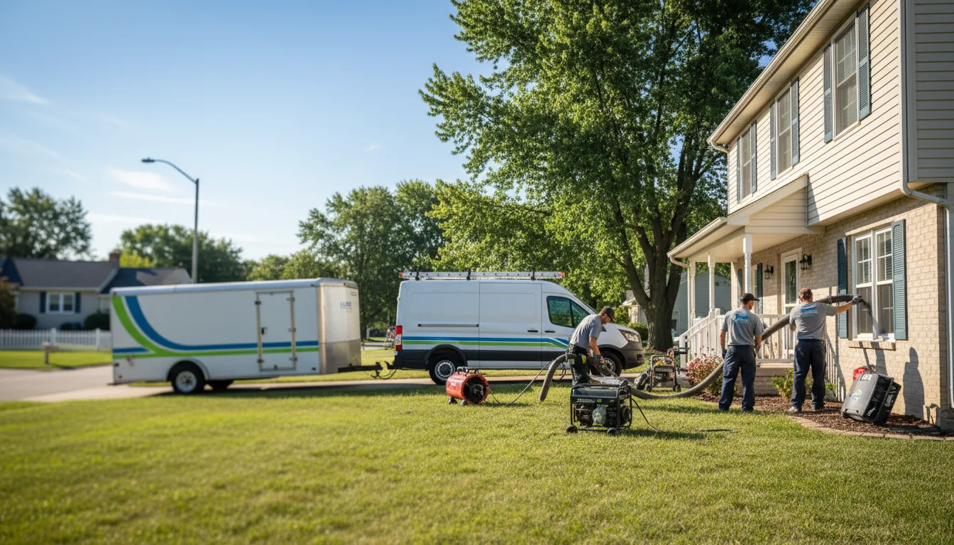 Flooded Basement Restoration And Cleanup With Repair in Raymond, OH near me